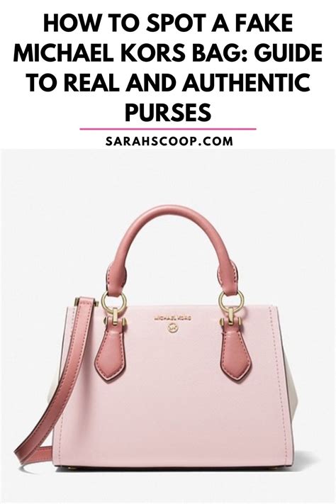 how to tell a fake michael kors bag|are michael kors purses genuine.